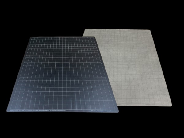 Battlemat 1" Reversible Black-Grey Squares