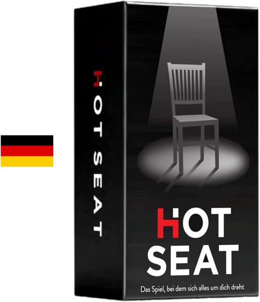Hot Seat Party Spiel - Deutsche Ausgabe