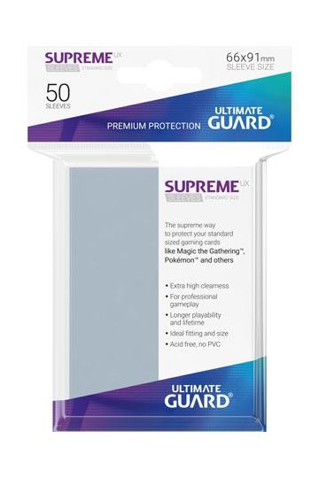 Ultimate Guard Supreme UX Sleeves Standardgröße Transparent (50)