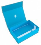 Feldherr Magnetbox half-size 75 mm blau leer