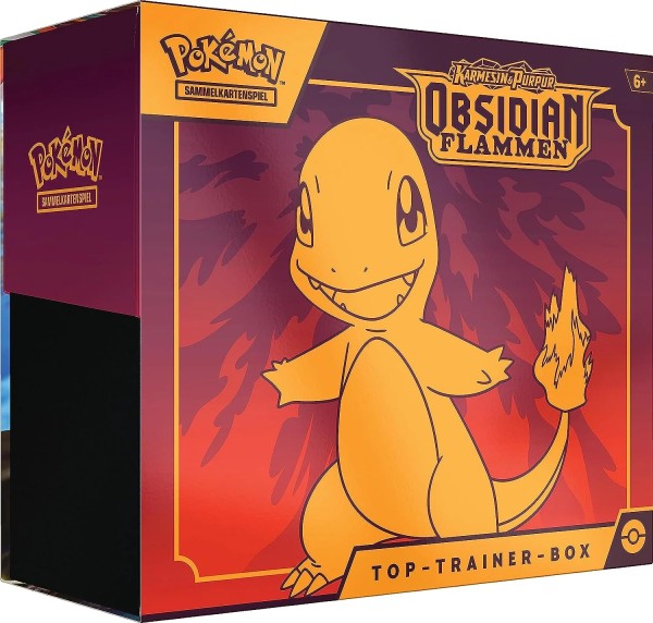 Pokemon Top-Trainer-Box Obsidian Flammen deutsch