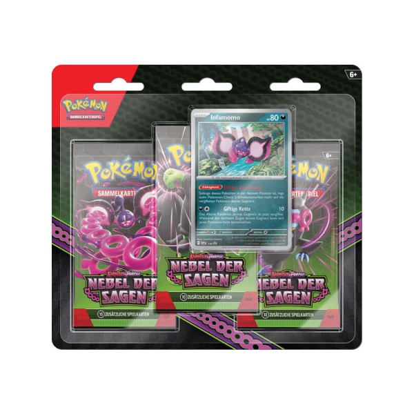 Pokemon: Nebel der Sagen - 3-Pack Blister Infamomo