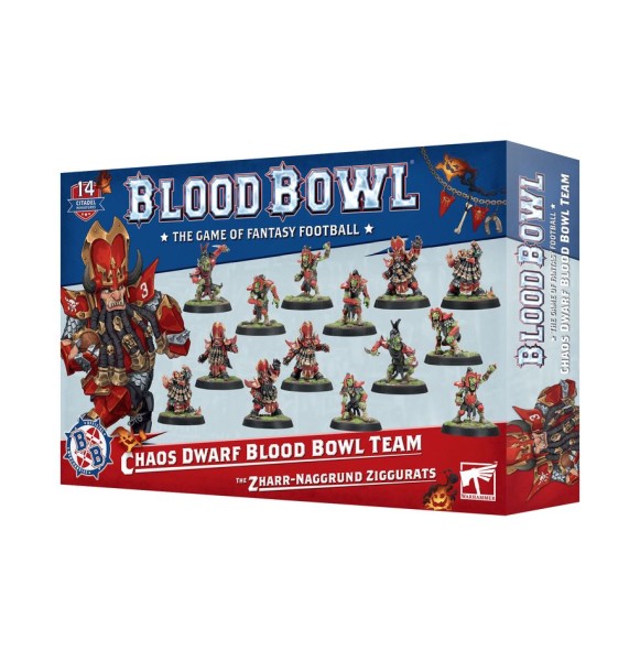 Blood-Bowl-Team der Chaos Dwarfs: Die Zharr-Naggrund Ziggurats