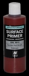Vallejo Surface Primer German Red Brown (RAL8012) (200ml)