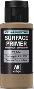 Vallejo Surface Primer German Dunkelgelb (RAL7028) (60ml)