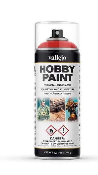 Vallejo Hobby Paint Spray Bloody Red