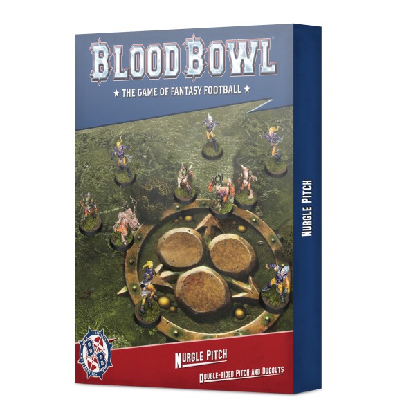 Blood Bowl Nurgle Pitch & Dugouts