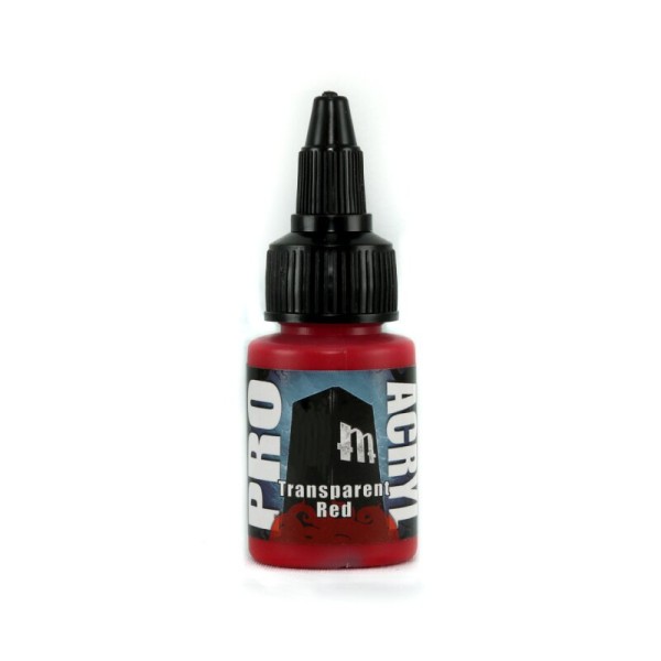 Pro Acryl Transparent Red (22mL)