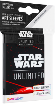 Star Wars: Unlimited Art Sleeves - Black Red