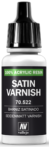 060 Vallejo Satinlack (Satin Varnish), 17 ml (522/VA194)
