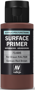 Vallejo Surface Primer German Red Brown (RAL8012) (60ml)