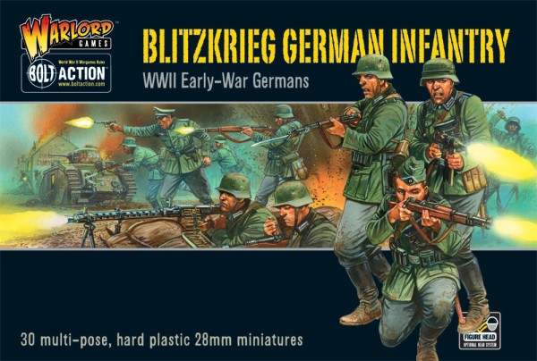 Blitzkrieg German Infantry Plastic