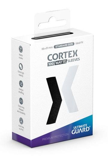 Ultimate Guard Cortex Sleeves Standardgröße Matt-Schwarz (100)