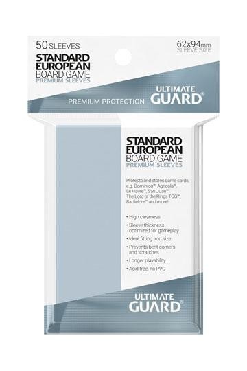 Ultimate Guard Premium Soft Sleeves für Brettspielkarten Standard European (50)