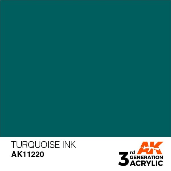 Turquoise - Ink