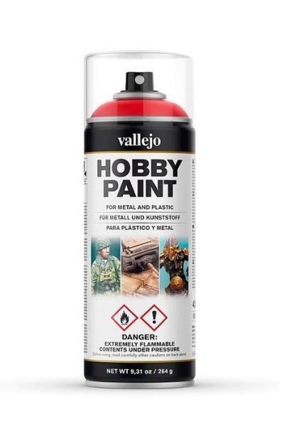 Vallejo Hobby Paint Spray Scarlet Red