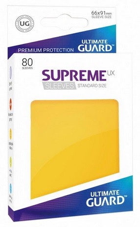 Supreme UX Sleeves Standard Size Gelb (80)