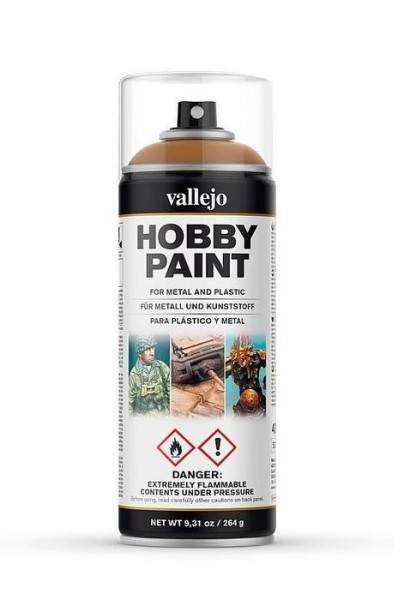 Vallejo Hobby Paint Spray Desert Yellow