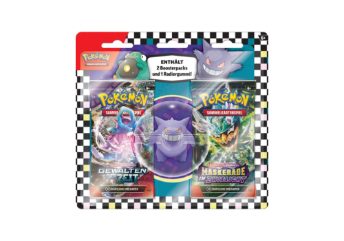 Pokemon: Back to School Eraser Gengar Blister DE