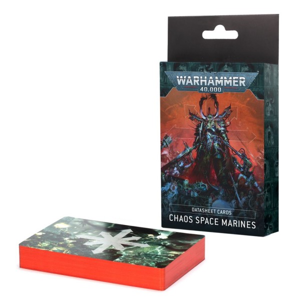 Datasheet Cards: Chaos Space Marines (Englisch)