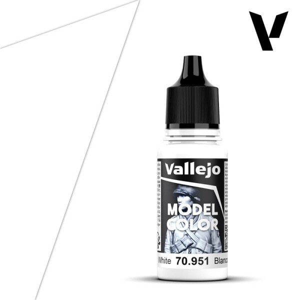 001 White 18ml - Model Color