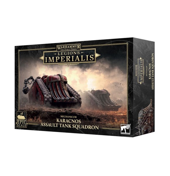 Legions Imperialis: Mechanicum Karacnos Assault Tank Squadron - im Verkauf ab 03.05.2025
